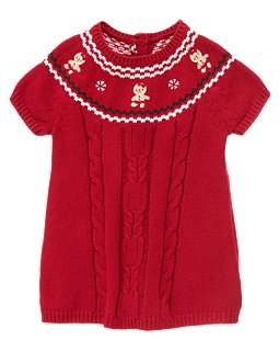 Gingerbread Girl Sweater Dress