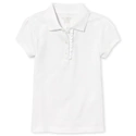Girls Uniform Ruffle Pique Polo06