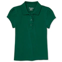 Girls Uniform Ruffle Pique Polo03