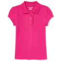 Girls Uniform Ruffle Pique Polo08