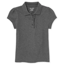 Girls Uniform Ruffle Pique Polo09
