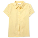 Girls Uniform Poplin Button Down Shirt