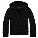 Girls Uniform French Terry Zip Up Hoodie