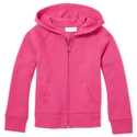 Girls Uniform French Terry Zip Up Hoodie