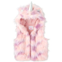 Girls Unicorn Faux Fur Vest
