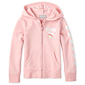 Girls Holographic Squad Fleece Zip Up Hoodie