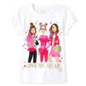 Girls Glitter Squad Graphic Tee