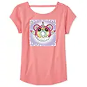 Girls Lenticular Pandacorn Donut Cut Out Top