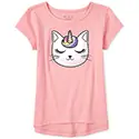 Girls Lenticular Caticorn Top