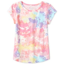 Girls Tie Dye Basic Layering Tee