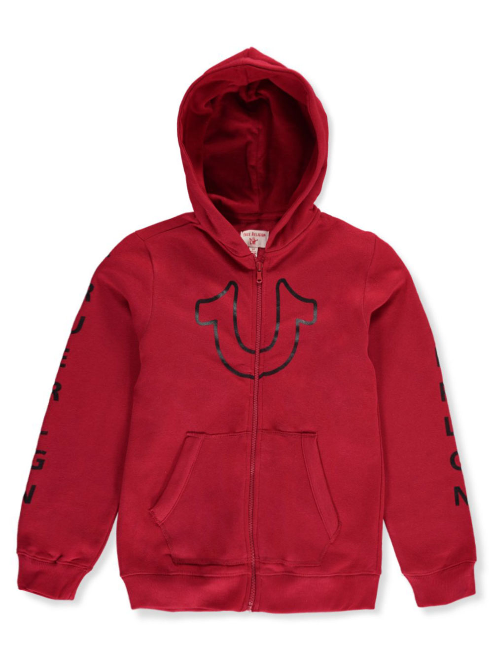 BOYS’ LOGO SPLIT FULL ZIP HOODIE