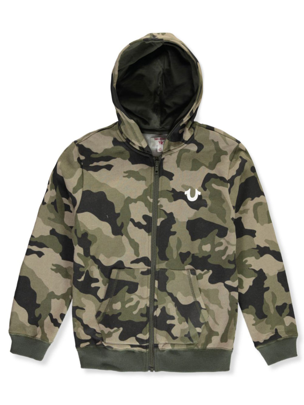 BOYS’ CAMO FULL ZIP HOODIE