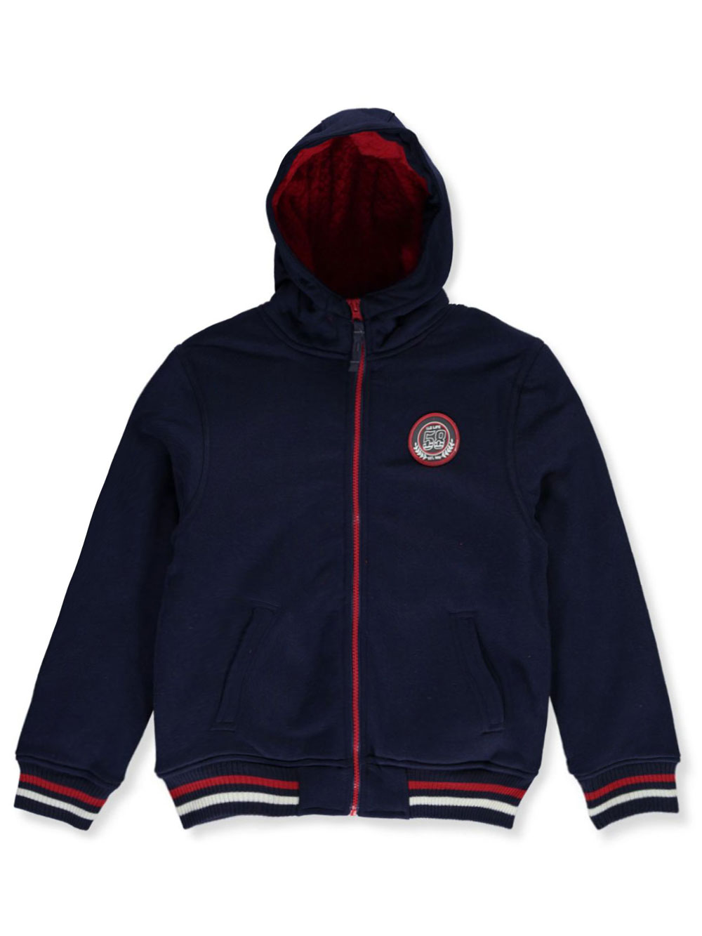 BOYS’ SHERPA-LINED HOODIE