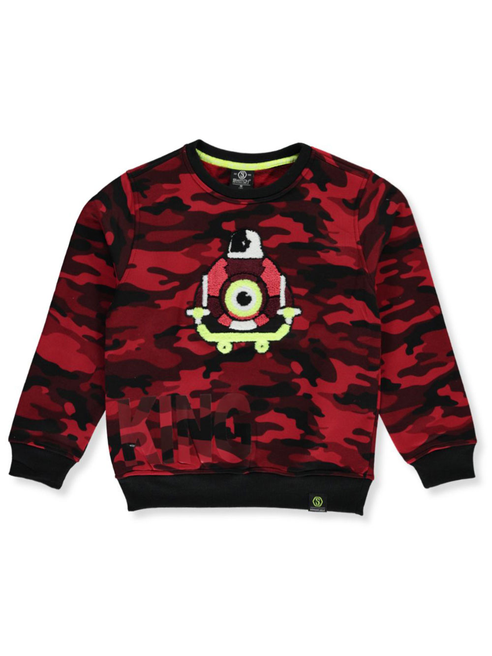 BOYS’ CAMOUFLAGE KING SWEATSHIRT
