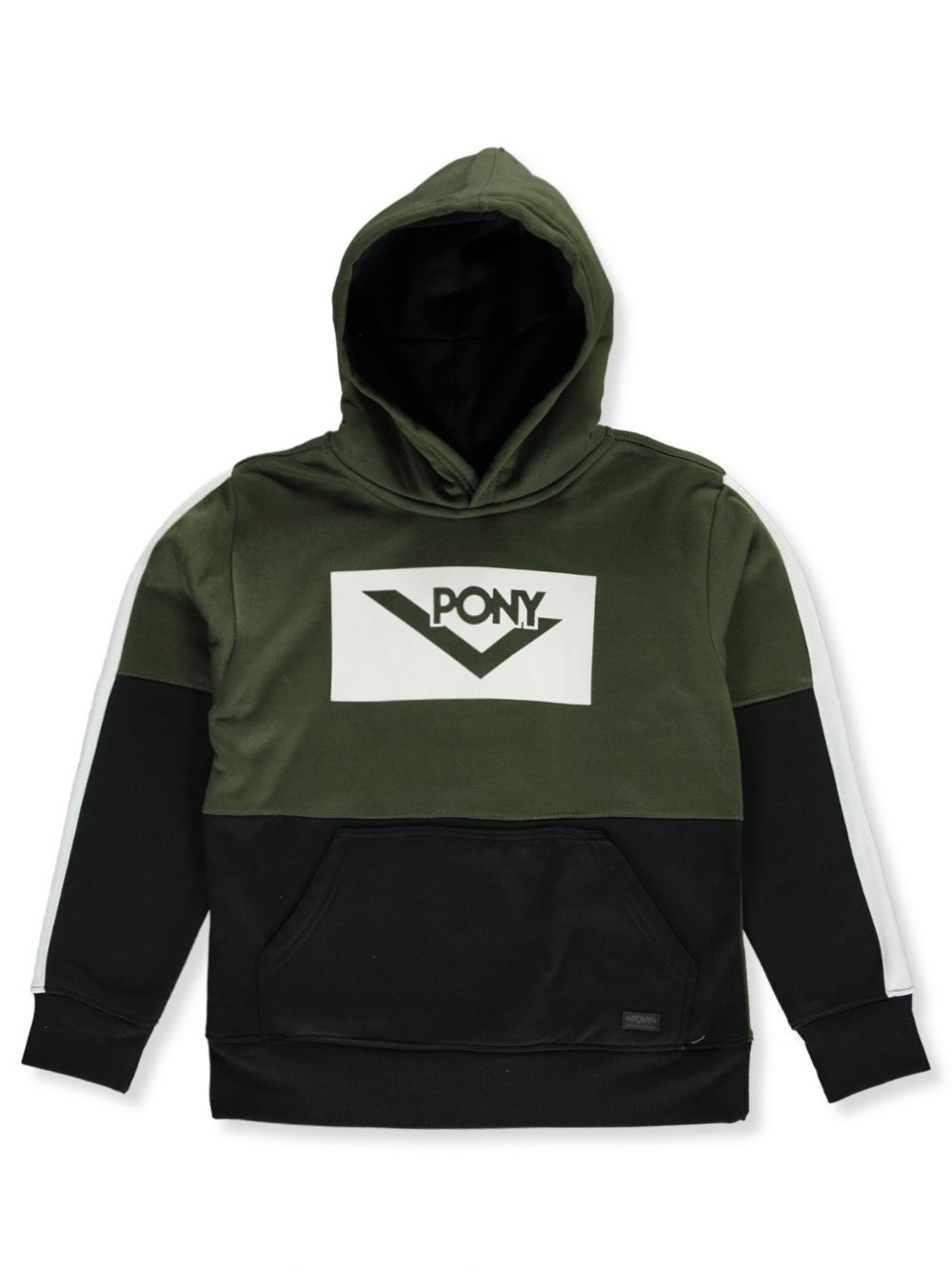 BOYS’ TRIMMED BLOCK FLEECE HOODIE