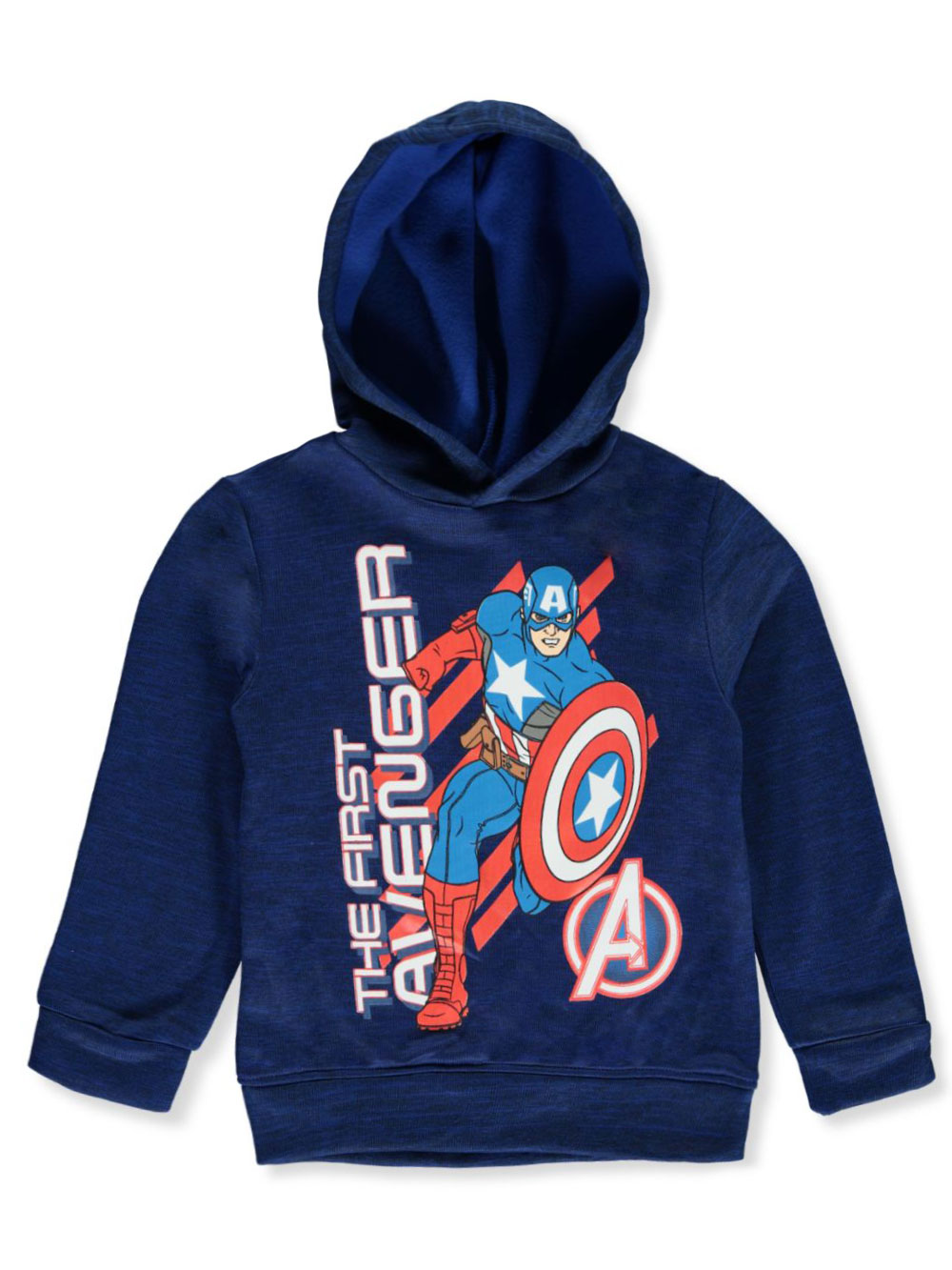 MARVEL BOYS’ THE FIRST AVENGER FLEECE PULLOVER HOODIE