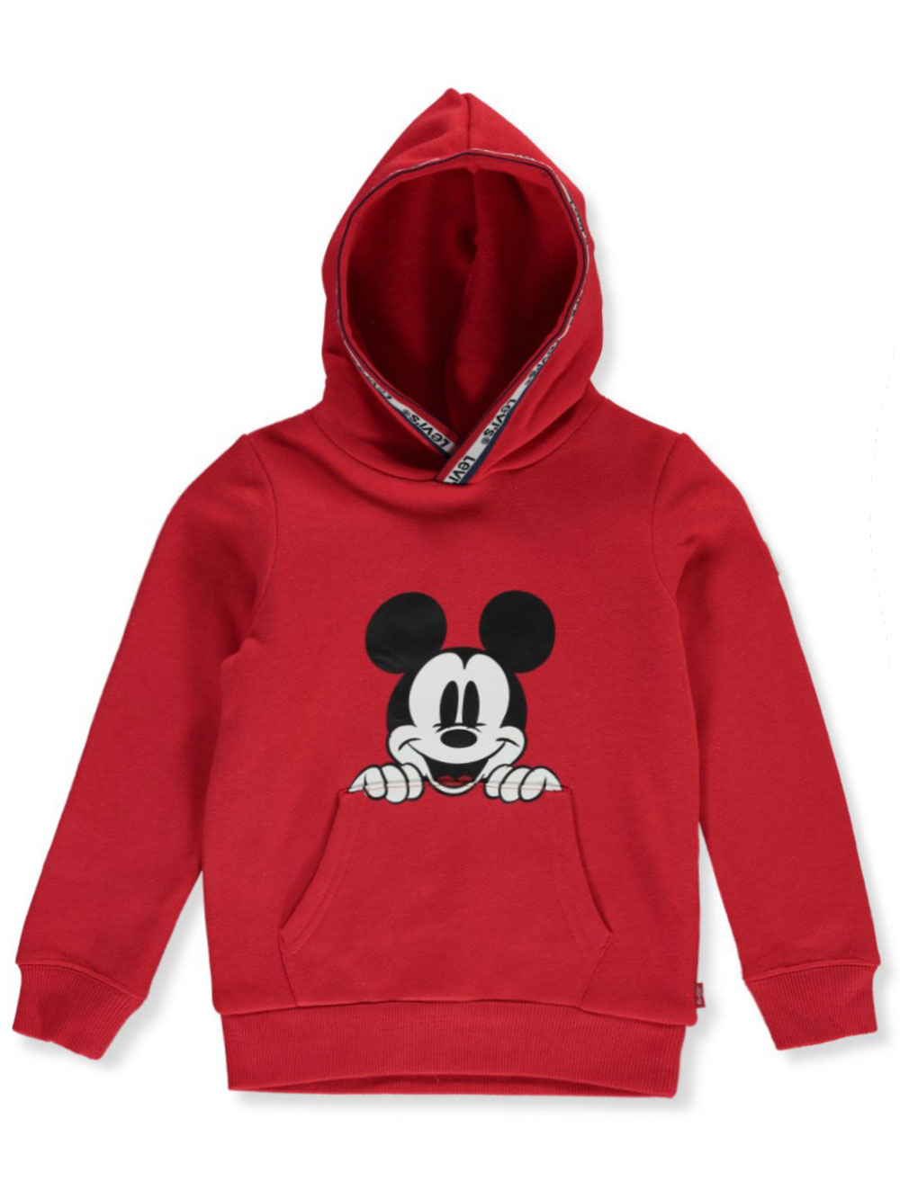 BOYS’ DISNEY MICKEY MOUSE LOGO-TAPED HOODIE