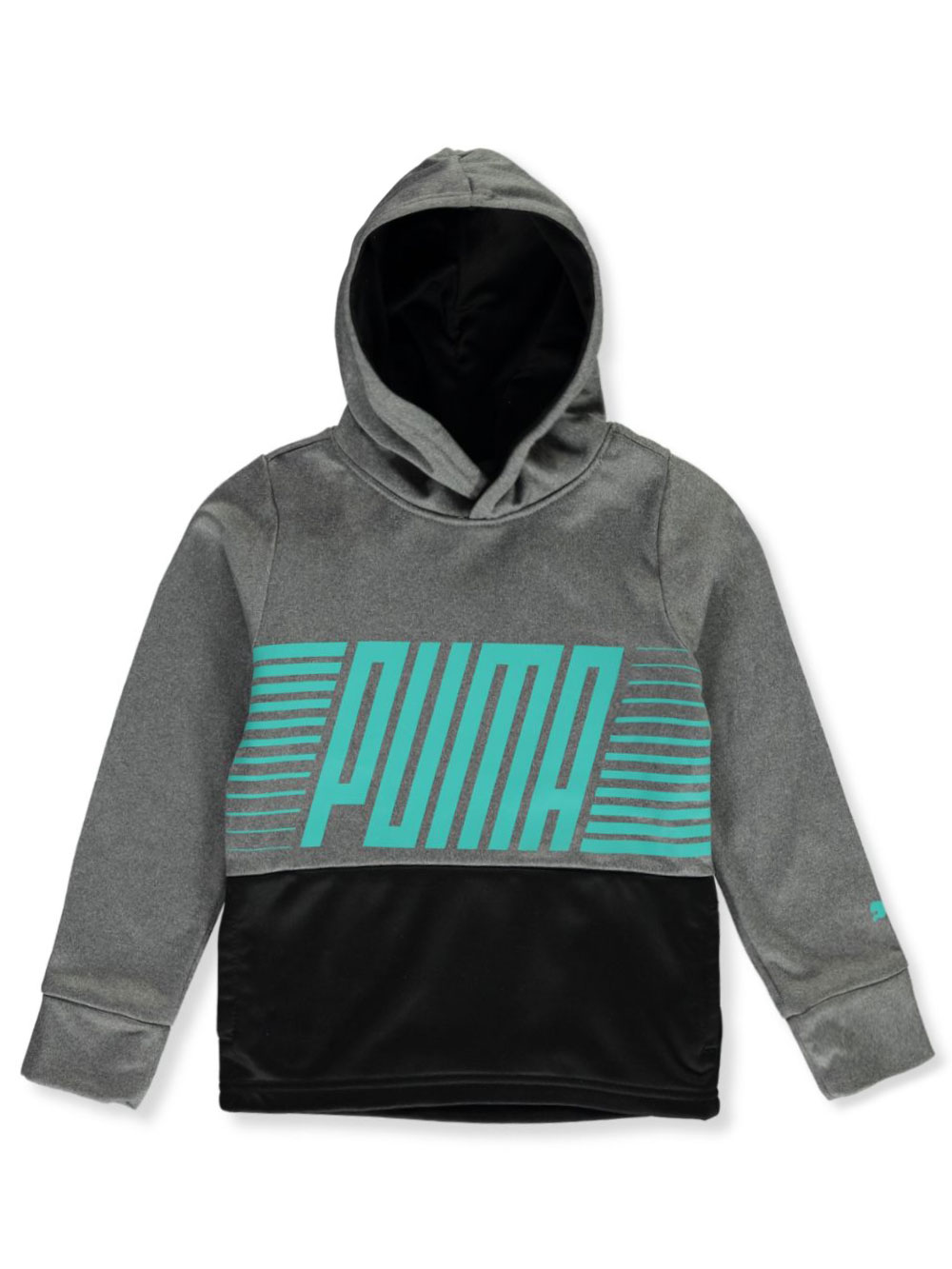 BOYS’ LOGO LINED TRICOT PULLOVER HOODIE