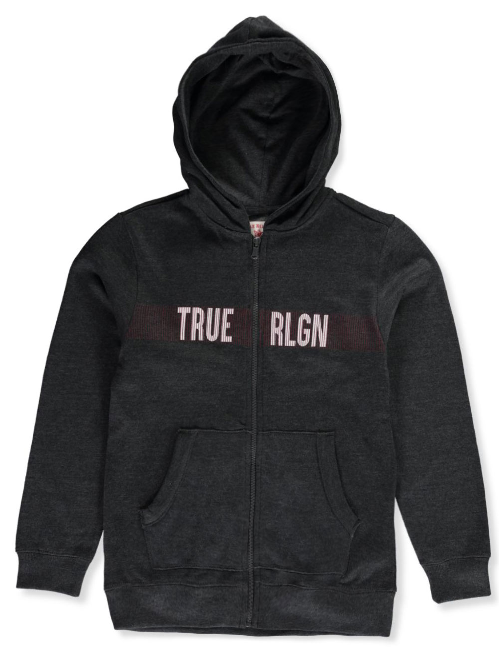 BOYS’ LOGO STREAKED FULL ZIP HOODIE