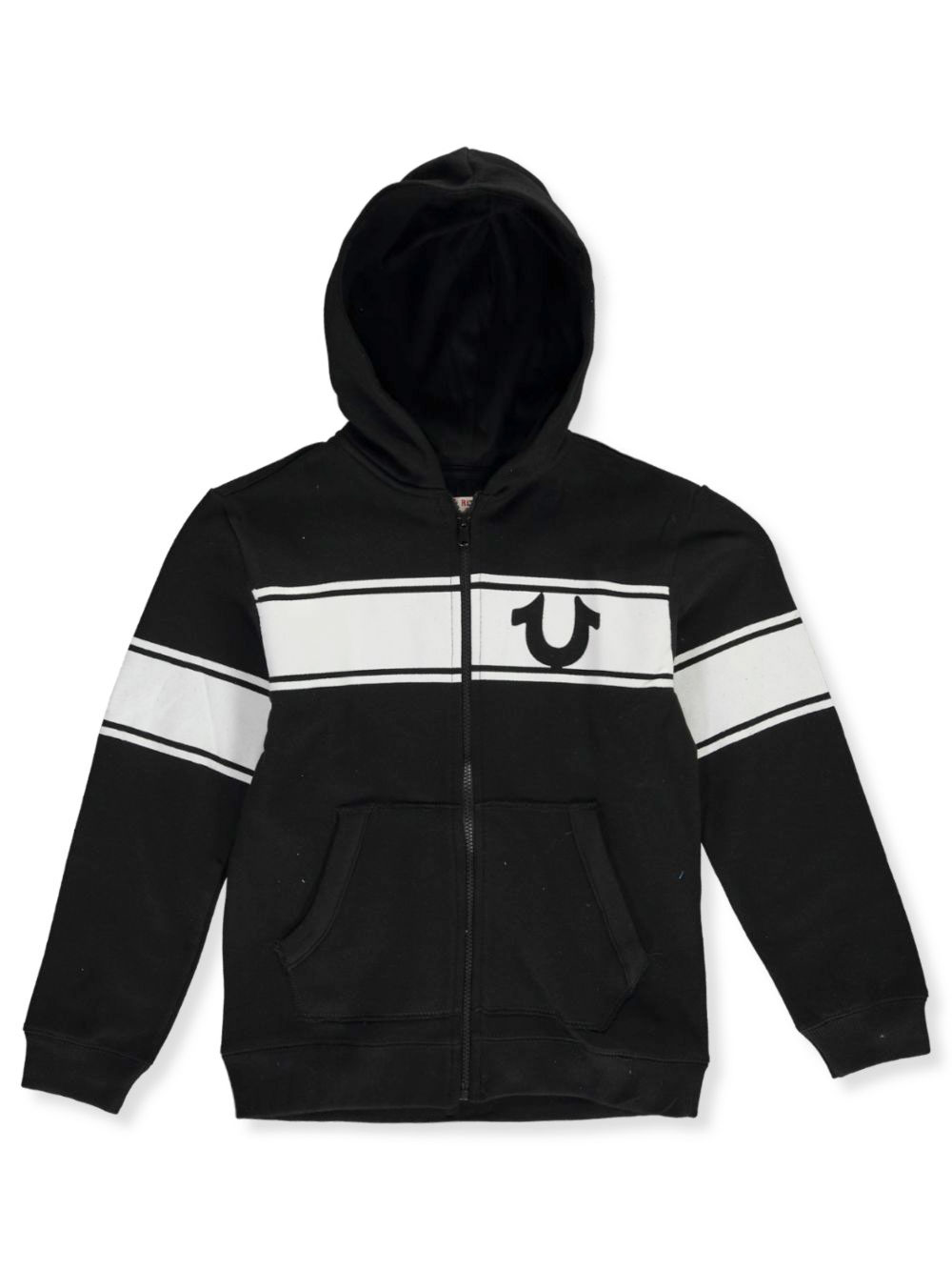 BOYS’ LINED BLOCK FULL ZIP HOODIE