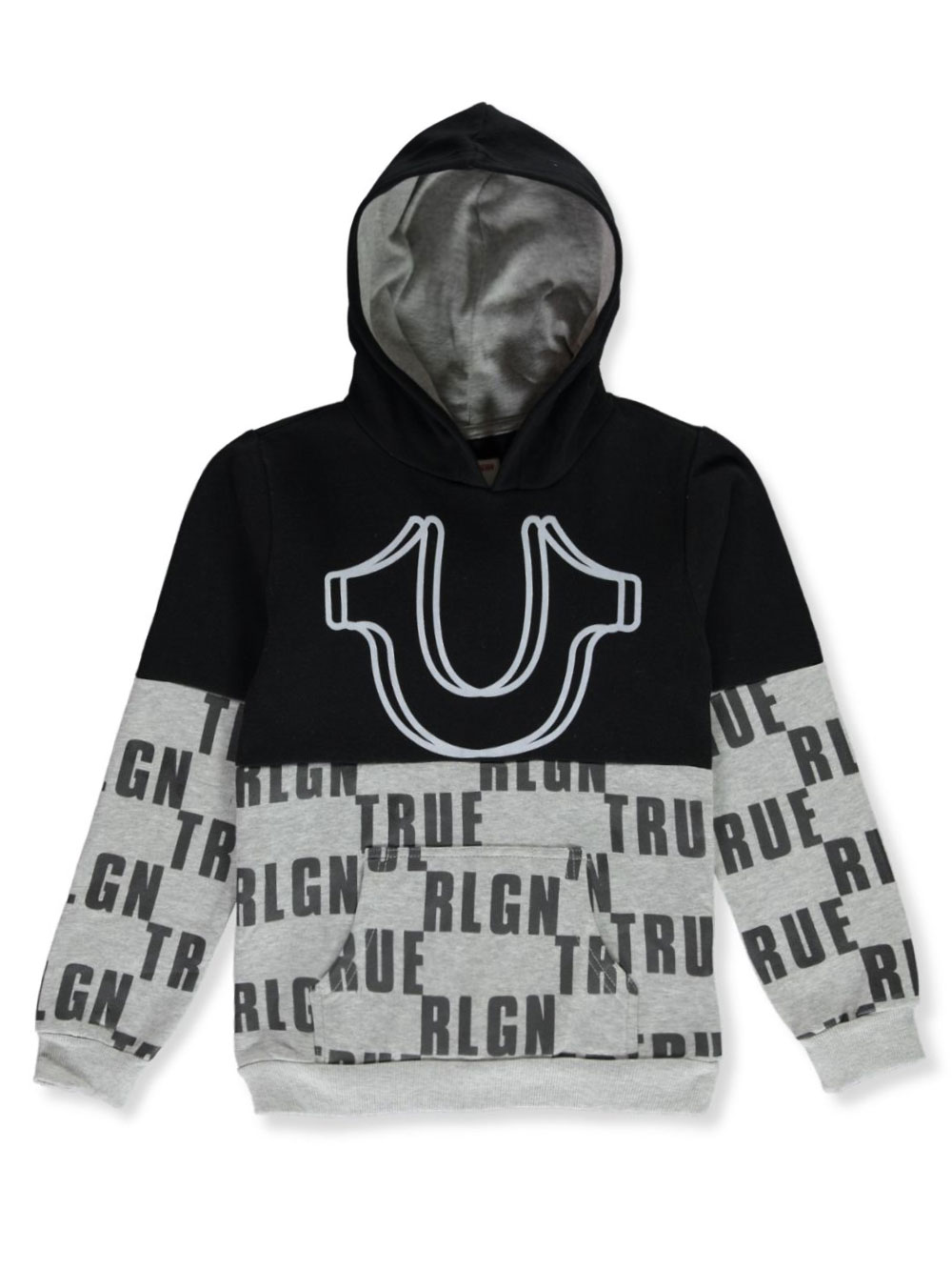 BOYS’ MULTI-LOGO BLOCK HOODIE
