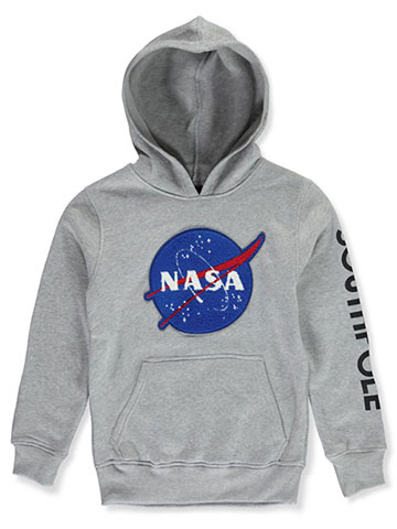 BOYS’ CHENILLE NASA PULLOVER HOODIE